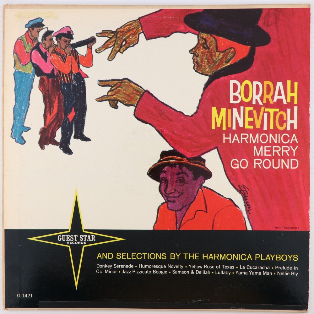Borrah Minevitch / Harmonica Playboys Harmonica Merry Go Round LP Record G 1421